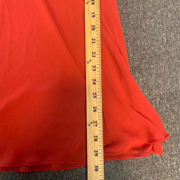 Vintage Victoria's Secret Night Shirt Womens Small Sheer Chiffon Y2K Red Fairy - Picture 9 of 9